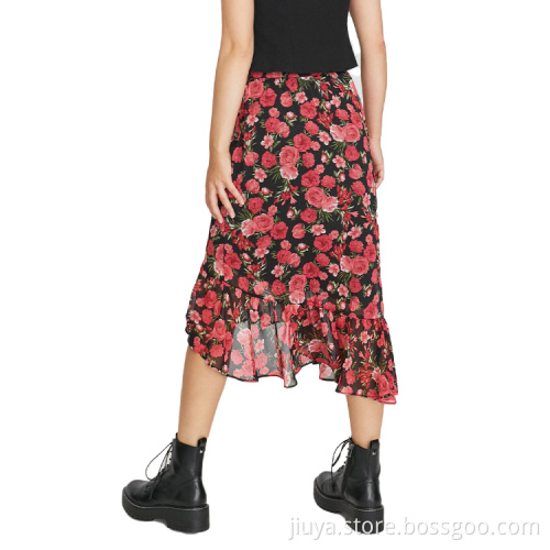 Latest Design Quality Fashionable 100% Poly Women Skirt